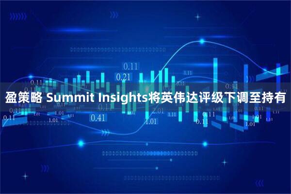 盈策略 Summit Insights将英伟达评级下调至持有