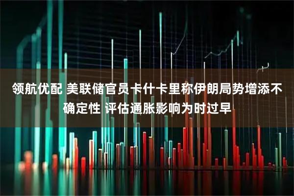 领航优配 美联储官员卡什卡里称伊朗局势增添不确定性 评估通胀影响为时过早